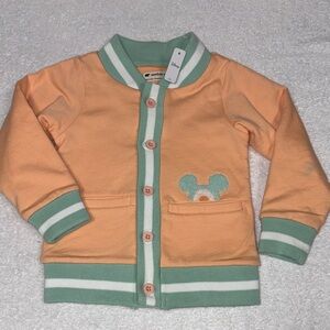 Cozy Orange and Green Kids Sweatshirt